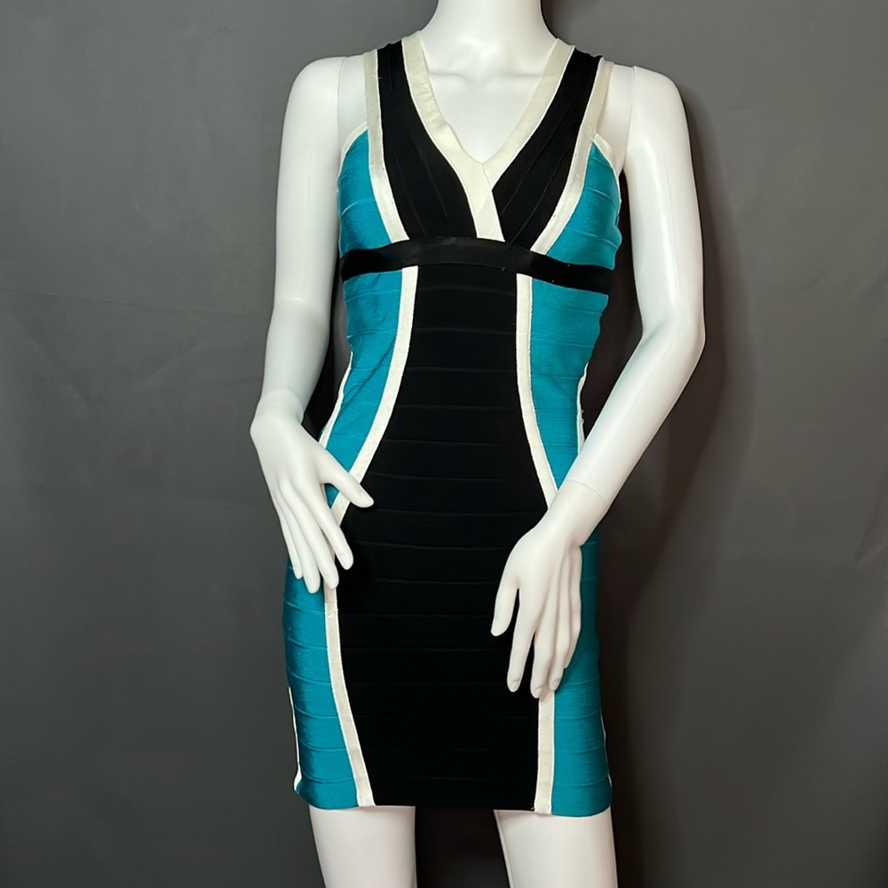 Venus - S - Colorblock Bodycon Mini Dress NWOT